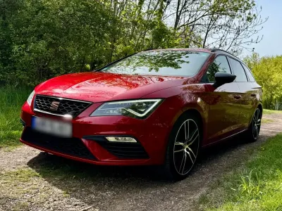 Brugt Seat Leon ST 4Drive 300 HK (220 kW) 2019 Rød Stationcar