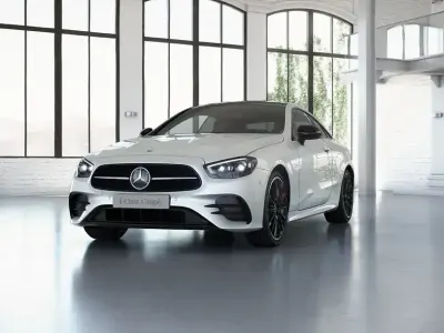 Brugt Mercedes E400 AMG 330 HK (242 kW) 2023 Hvid Coupe