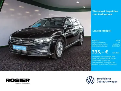 Gebraucht VW Passat Elegance 150 PS (110 kW) 2021 Schwarz / deep black Kombi