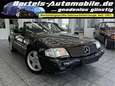 Gebraucht Mercedes SL500 306 PS (225 kW) 2000 Obsidianschwarz  metalliclack Cabrio