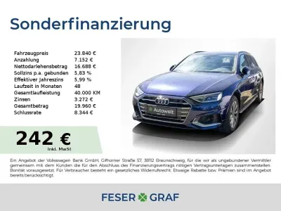Używany Audi A4 Ambiente 204 KM (150 kW) 2022 Niebieski Kombi