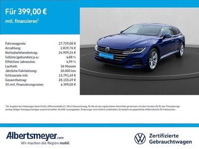 Usata VW Arteon R-line 200 CV (147 kW) 2022 Blu Berlina