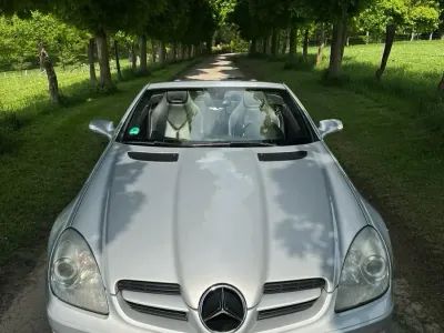 Usata Mercedes SLK200 163 CV (119 kW) 2004 Grigio Cabrio