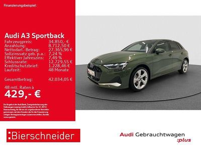 Gebraucht Audi A3 Advanced Plus 116 PS (85 kW) 2025 Distriktgrün metallic Limousine