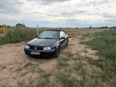 Gebraucht VW Golf Cabriolet 103 PS (75 kW) 2000 Schwarz Cabrio