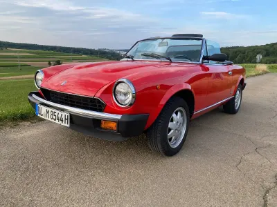 Gebraucht Fiat 124 103 PS (75 kW) 1985 Rot Cabrio
