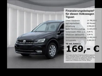 Gebraucht VW Tiguan R-line 190 PS (139 kW) 2017 Deep black perleffekt SUV