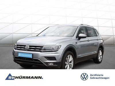Gebraucht VW Tiguan Allspace Highline 200 PS (147 kW) 2021 Pyrite silver metallic (metallic) SUV