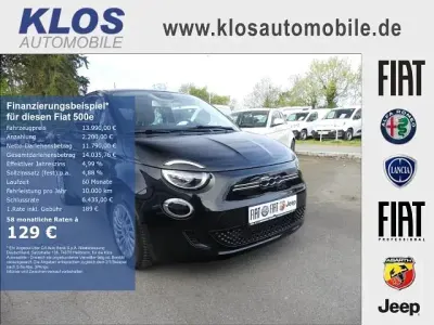 Second-hand Fiat 500e Action 69 kW (95 CP) 2022 Negru Hatchback