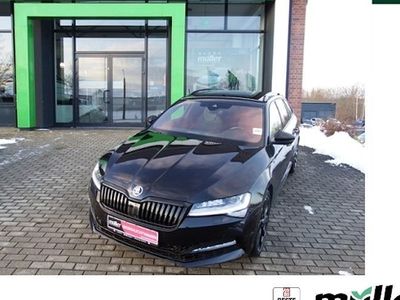 Schwarz (black magic) Gebraucht 2022 Skoda Superb SportLine Kombi | 33.890 € (Fairer Preis)