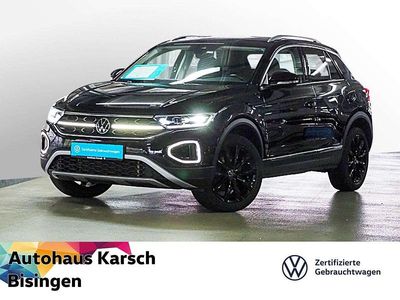 Gebraucht VW T-Roc Style 150 PS (110 kW) 2023 Deep black perleffekt (metallic) SUV