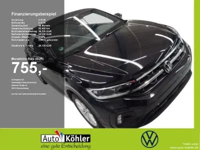 Gebraucht VW T-Roc Cabriolet R-line 150 PS (110 kW) 2025 Deep black perleffekt Cabrio