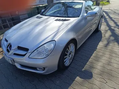 Gebraucht Mercedes SLK200 184 PS (135 kW) 2008 Silber Cabrio