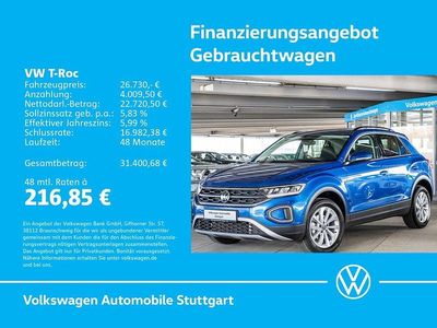Usado VW T-Roc Life 150 HP (110 kW) 2025 Azul SUV