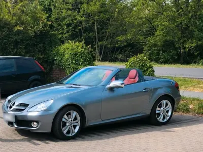 Gebraucht Mercedes SLK200 184 PS (135 kW) 2008 Silber Cabrio