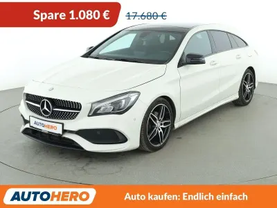 Gebraucht Mercedes CLA180 Shooting Brake AMG line 122 PS (89 kW) 2016 Calcitweiss Kombi