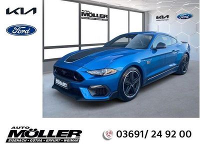 Blau Gebraucht 2022 Ford Mustang Fastback Coupé | 48.799 € (Etwas zu teuer)