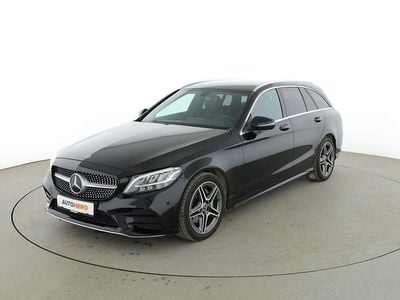 Gebraucht Mercedes C180 AMG line 156 PS (114 kW) 2018 Schwarz Kombi