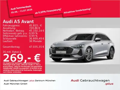 Gebraucht Audi A5 Sport 204 PS (150 kW) 2025 Florettsilber metallic Kombi