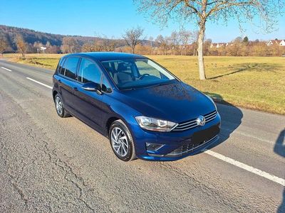 Gebraucht VW Golf Sportsvan Sound 125 PS (91 kW) 2017 Blau Van / Kleinbus