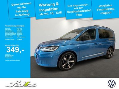 Begagnad VW Caddy Move 122 HK (89 kW) 2021 Blå Minibuss