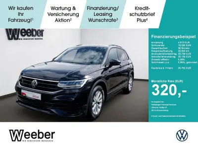 Gebraucht VW Tiguan R-line 150 PS (110 kW) 2023 Schwarz SUV