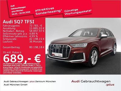 Gebraucht Audi SQ7 Ambiente 507 PS (372 kW) 2022 Matadorrot metallic SUV