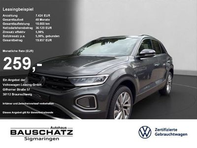 Gebraucht VW T-Roc Goal 150 PS (110 kW) 2025 Grau SUV
