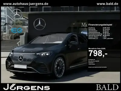 Gebraucht Mercedes EQE500 AMG 300 kW (408 PS) 2025 Obsidianschwarz metallic SUV