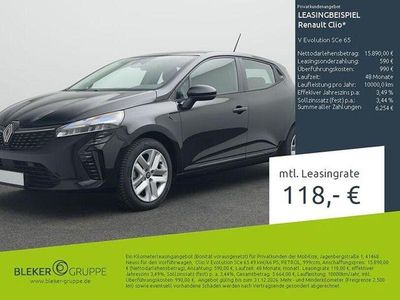 Usata Renault Clio V Evolution 67 CV (49 kW) 2025 Nero Utilitaria