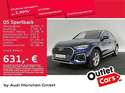 Gebraucht Audi Q5 Sportback Comfort 299 PS (219 kW) 2021 Navarrablau metallic SUV