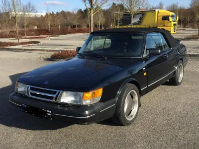 Gebraucht Saab 900 Cabriolet 126 PS (92 kW) 1989 Schwarz Cabrio