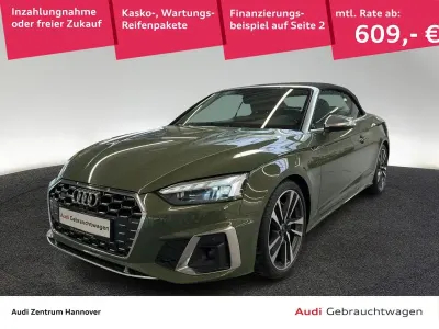 Gebraucht Audi S5 Cabriolet Ambiente 354 PS (260 kW) 2024 Distriktgrün metallic Cabrio
