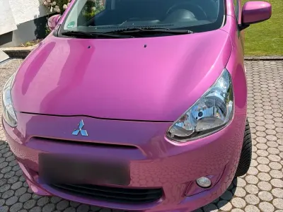 Gebraucht Mitsubishi Space Star Top 71 PS (52 kW) 2014 Violet Van / Kleinbus