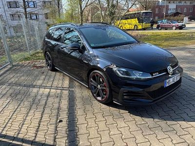 Gebraucht VW Golf VII GTD 184 PS (135 kW) 2018 Schwarz Kombi