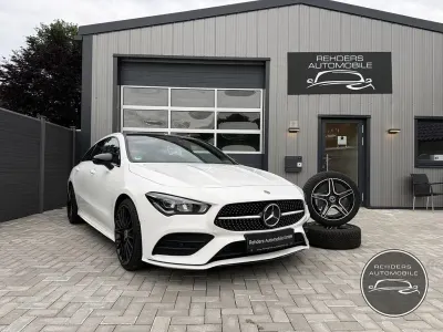 Gebraucht Mercedes CLA200 AMG 163 PS (119 kW) 2020 Weiß Limousine