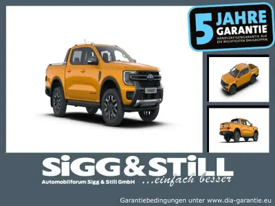 Nowe Ford Ranger Wildtrack 279 KM (205 kW) 2025 Pomarańczowy Pickup