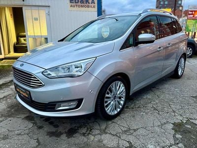 Gebraucht Ford Grand C-Max Titanium 125 PS (91 kW) 2015 Silber Van / Kleinbus