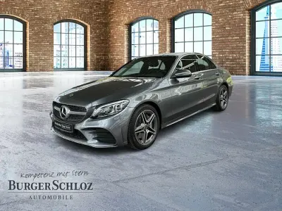 Gebraucht Mercedes C400 AMG 333 PS (244 kW) 2021 Metalliclack selenitgrau Limousine