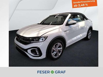 Gebraucht VW T-Roc Cabriolet R-line 150 PS (110 kW) 2025 Pure white schwarz Cabrio