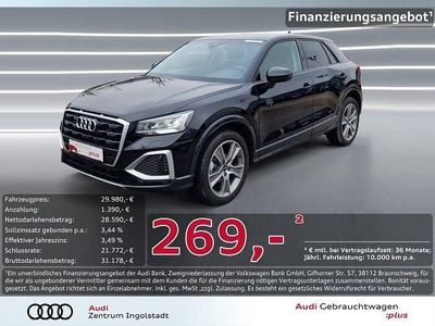 Mythosschwarz metallic Gebraucht 2025 Audi Q2 Advanced SUV | 29.980 € (Etwas zu teuer)