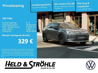 Nouă VW T-Roc Style 150 CP (110 kW) 2026 Gri SUV
