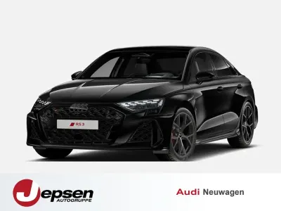 Ny Audi RS3 Sport 400 HK (294 kW) 2026 Sort Sedan