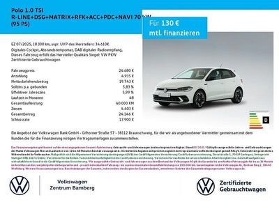 Second-hand VW Polo R-line 95 CP (69 kW) 2025 Alb Hatchback