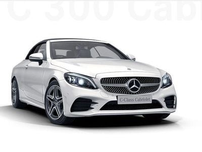 Weiß Gebraucht 2019 Mercedes C300 AMG Cabrio | 34.511 € (Fairer Preis)