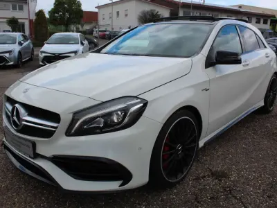 Gebraucht Mercedes A45 AMG AMG 381 PS (280 kW) 2018 Calcitweiss/zirrusweiss Coupé