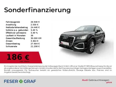 Gebraucht Audi Q2 Advanced Plus 150 PS (110 kW) 2025 Mythosschwarz metallic SUV