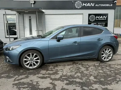 Gebraucht Mazda 3 Sports-Line 150 PS (110 kW) 2014 Blau Limousine