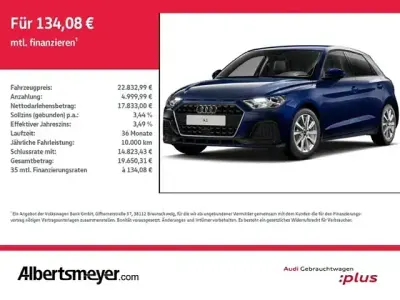 Usata Audi A1 Sportback Advanced 85 CV (62 kW) 2025 Blu Utilitaria