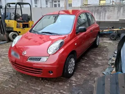 Gebraucht Nissan Micra 2010 Rot Kleinwagen